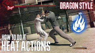 Kiryu / Dragon of Dojima Style / Heat Actions / How to do it / Yakuza Kiwami