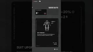 How To Upgrade Suit in the Alters
