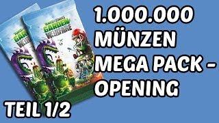 Plants Vs Zombies Garden Warfare - 1 Million Münzen Mega Pack Opening