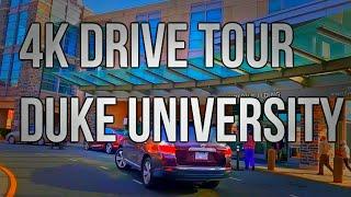 4K DRIVE TOUR - DUKE UNIVERSITY - CAMPUS/HOSPITAL TOUR