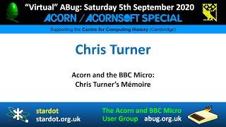 ABug 07: Acorn & The BBC Micro - Chris Turner’s Mémoire (Acorn System, Atom, Electron, Olivetti)