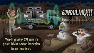 Hantu vs Sound Horeg | kampung setan auto budheg #HORORKOMEDI | Kartun Lucu, Animasi Horor