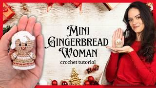 Easy Steps to Crochet a Gingerbread Woman For Christmas 2024!