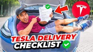 Tesla Delivery Checklist: What to Look For When Picking Up Your Tesla - TESBROS