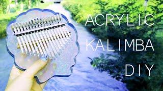 ACRYLIC KALIMBA DIY, mermaid shell holo kalimba tutorial - Nancy Waves