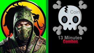 13 Minutes of (K)ombos with Reptile - Mortal Kombat X