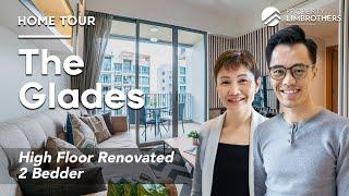 The Glades | High Floor 2 Bedrooms Home Tour in D16 | $1.1M, Singapore Condo  (Christina & George)