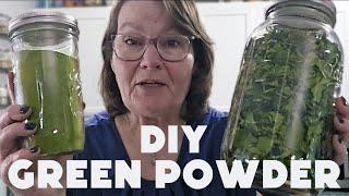 Make Your Own Green Powder For Better Health