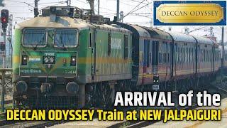 DECCAN ODYSSEY Special Train Arrival at NEW JALPAIGURI behind VALSAD WAG9HC | Indian Railways