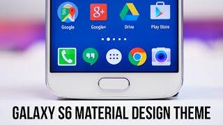 Galaxy S6: Material Design Theme