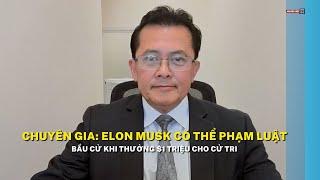 Chuyên gia: Elon Musk có thể phạm luật bầu cử khi thưởng $1 triệu cho cử tri