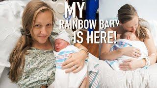 I HAD A BABY!... MY 4 HOUR UNMEDICATED LABOR!  the birth story of our rainbow baby!!