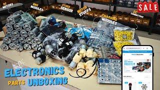 Cheapest Electronic Components Unboxing  | Best Place to Buy Electronic Parts Online in India MaDDy