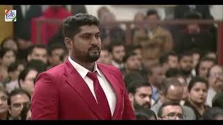 President Droupadi Murmu Confers Arjuna Award 2024 to Sachin Sarjerao Khilari