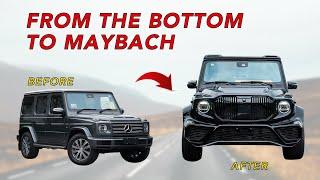 Exceptional Upgrade: Client's Mercedes-Benz G-Class Transformed into Maybach G900 - Exterior Marvel!