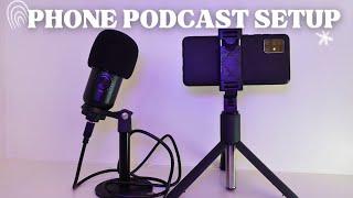 How to Start A Podcast With Your Phone!