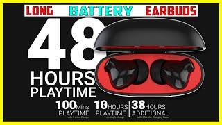 Top 5 Best Wireless Earbuds With Long Battery Life 2024 - Best Battery Earbuds 2024