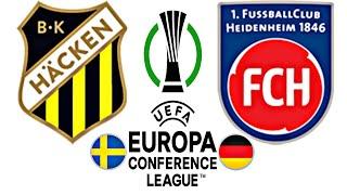 Häcken 1-2 Heidenheim | CONFERENCE LEAGUE 2024/25