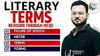 Literary Terms Quick Revision | AKSRajveer Sir | Literature Lovers