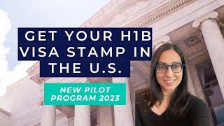 H1B Visa Stamping Without Leaving the U.S. | Domestic Visa Renewal Coming Soon (Big news!)