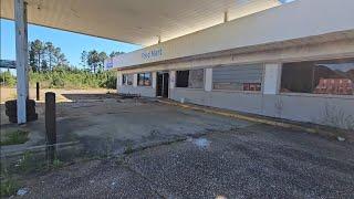 Abandoned Fire Damaged Gas Station