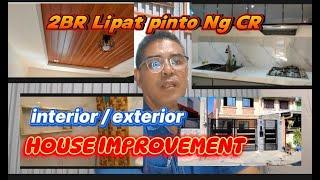 2BR Lipat pinto Ng CR interior house improvement BEFORE and AFTER