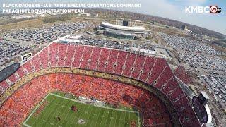 Black Daggers Parachute Team Makes Incredible Jump Into Arrowhead Stadium On Veterans Day