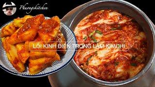 LỖI KINH ĐIỂN TRONG LÀM KIMCHI khiến Kimchi nhớt, mềm, xám xịt...