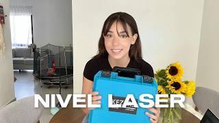 Nivel laser para principiantes como yo + ejemplo de uso. La forma más barata de poner cortinas DIY