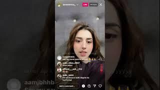 Jannat mirza live on instagram breakup with umer butt 