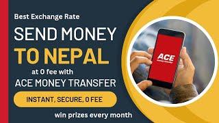 How to transfer Money to Nepal  using ACE Money Transfer? | Send Money to Nepal from 