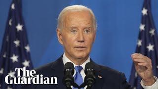 Biden defends fitness, attacks Trump amid Harris gaffe: Nato press conference highlights