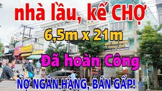 Nhà lầu kế Chợ, Kinh Doanh nhà thuốc, quán cafe! Chủ Nợ Ngân Hàng 4tỷ Bán Gấp! #525