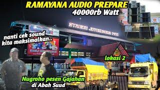 Ramayana audio bawa spek 40000rb watt.. Abah Suud sudah tiba di lokasi 2 Stadion Joyokusomo Pati