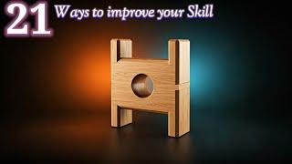 21 easy ways to improve your woodworking skill"