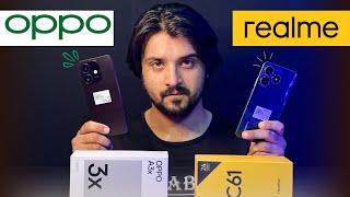 Oppo vs Realme - Which is Best Brand.? ft. Oppo A3x vs Realme C61️