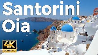 Oia, Santorini Walking Tour (4k Ultra HD 60fps) – With Captions