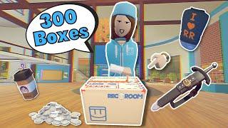 I Opened 300+ Boxes in the Rec Center! | Rec Room