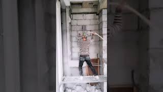 How to Prepare Tiles Wall , Smash the brick wall​ part  38