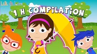 1 hour of nursery rhymes compilation - best songs for children in english