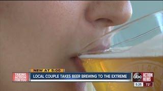 A Lakeland couple takes beer brewing to the extreme