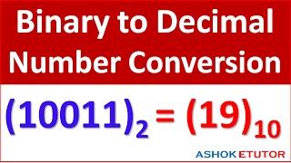 Binary to Decimal Number Conversion Complete Method -| binary to decimal conversion.