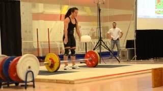 108 kg clean and jerk camille leblanc-bazinet