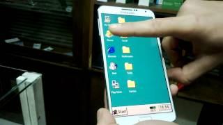 Galaxy Note 3 Buzz Launcher Windows 95 Theme