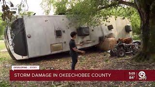 'Strong wind event' damages homes in Okeechobee County