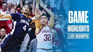 Penn State at Indiana | HIGHLIGHTS | Big Ten Basketball | 02/26/2025