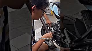 Ketika Zx25r dipasang knalpot tocce panjang auto makin gahar suaranya #viral #motovlog #shorts