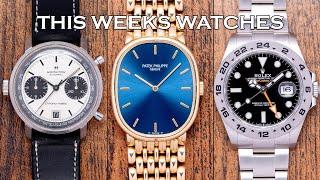 This Weeks Watches - Patek Ellipse, Rolex Explorer II, Hamilton ChronoMatic, Fears & More [EP162]