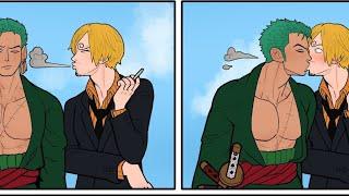 Zoro and Sanji being enemies to lovers [Zoro x sanji] ️ #zosan