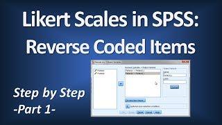 Likert Scales - Reverse Scored/Negative Items (Part 1)